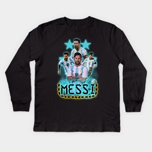 Messi Argentina FC Kids Long Sleeve T-Shirt